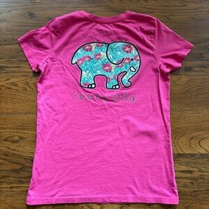 Ivory Ella Pink Short Sleeve T-Shirt - Women’s Small